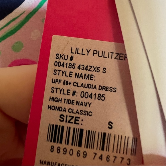 NWT!! High Tide Navy Honda Classic UPF 50+ Claudia dress - Picture 2 of 3